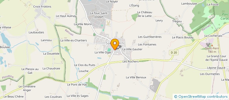 localisation de l'entreprise LE CERCLE D ILLE ET RANCE  QUEBRIAC