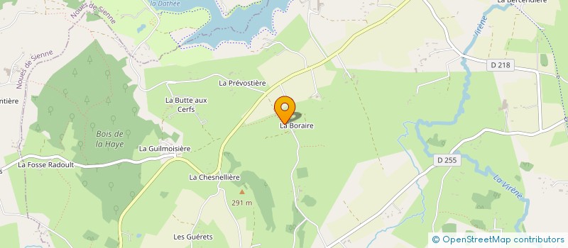 localisation de l'entreprise LE CERCLE DE CHIRON  VIRE-NORMANDIE