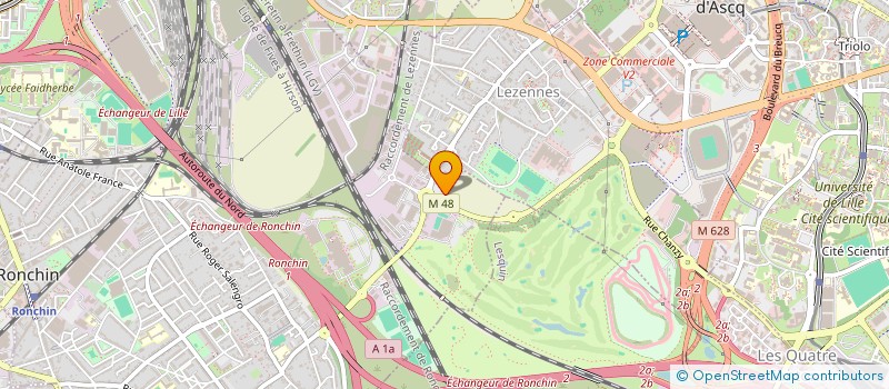 localisation de l'entreprise LE CERCLE DE L'ACACIA  RONCHIN