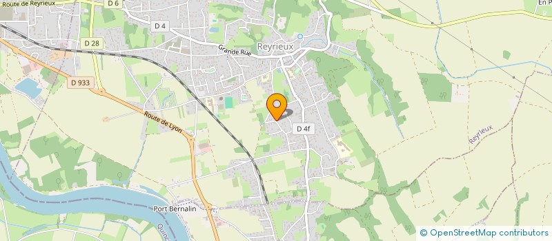 localisation de l'entreprise LE CERCLE DE L'AMITIE DU 3EME AGE DE REYRIEUX à REYRIEUX