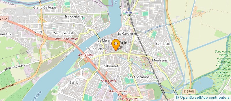 localisation de l'entreprise LE CERCLE DE L AVENIR à ARLES