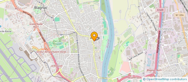 localisation de l'entreprise LE CERCLE DE LA FRATERNITE MUSULMANE DE BLAGNAC  BLAGNAC