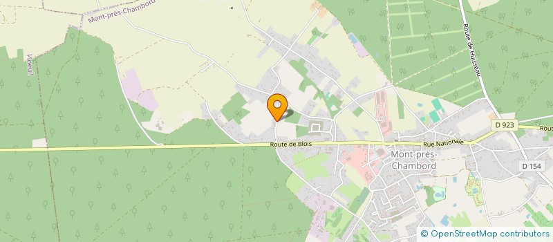 localisation de l'entreprise LE CERCLE DE LA PREVOYANCE ET DU PATRIMOINE  MONT-PRES-CHAMBORD