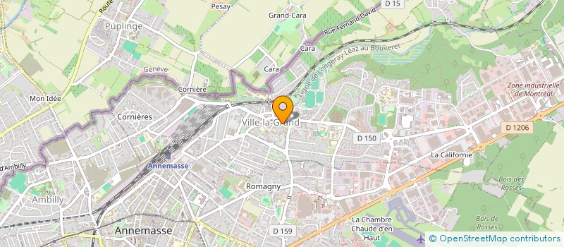 localisation de l'entreprise LE CERCLE DE LA VERANDA à VILLE-LA-GRAND