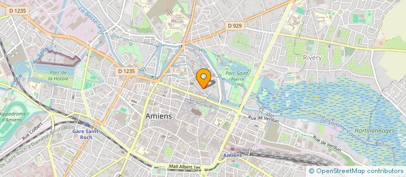 localisation de l'entreprise LE CERCLE DE TAEKWONDO DES ARCHERS-AMIENS  AMIENS