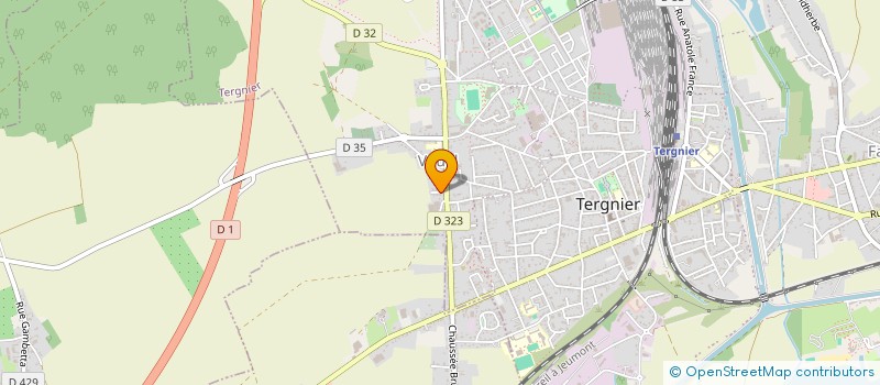 localisation de l'entreprise LE CERCLE DES ANCIENS DE TERGNIER à TERGNIER