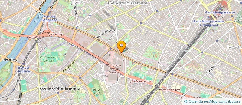 localisation de l'entreprise LE CERCLE DES ARTISTES  PARIS