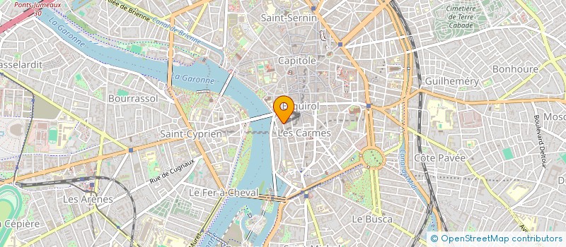 localisation de l'entreprise LE CERCLE DES ARTS à TOULOUSE