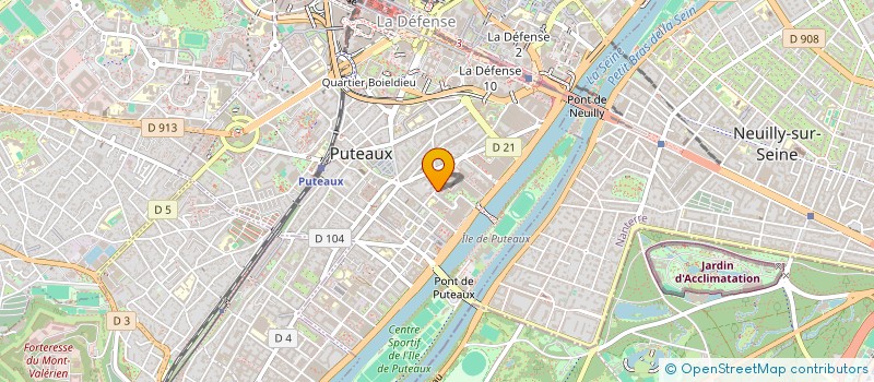 localisation de l'entreprise LE CERCLE DES ARTS ASIATIQUES EN FRANCE A.S.I.A.R.T.S.  PUTEAUX