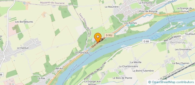 localisation de l'entreprise LE CERCLE DES AUTEURS  SAINT-ETIENNE-DE-CHIGNY