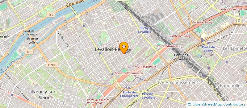 localisation de l'entreprise LE CERCLE DES CAC à LEVALLOIS-PERRET