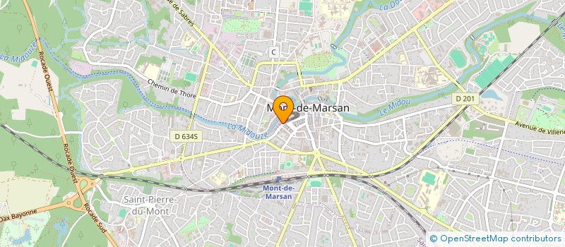 localisation de l'entreprise LE CERCLE DES CITOYENS à MONT-DE-MARSAN