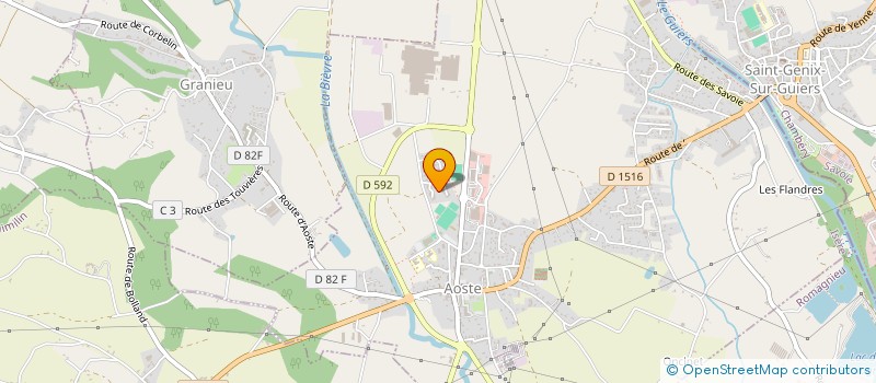 localisation de l'entreprise LE CERCLE DES CREATEURS  LES ABRETS-EN-DAUPHINE