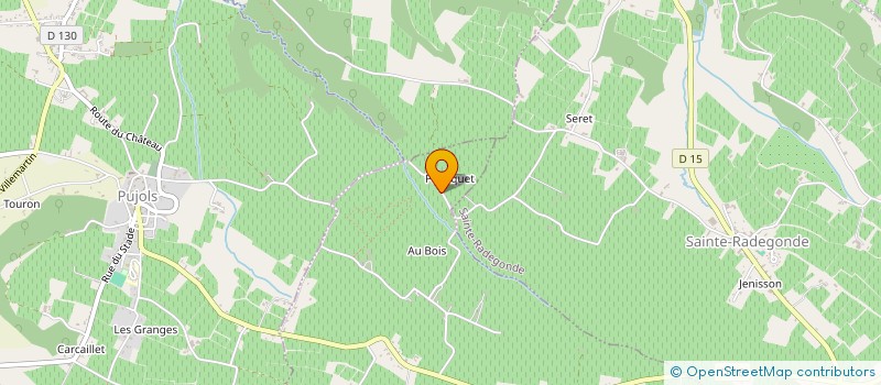 localisation de l'entreprise LE CERCLE DES HORAI  DOULEZON