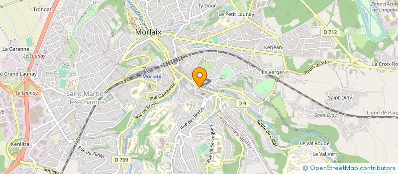 localisation de l'entreprise LE CERCLE DES JOUETS à MORLAIX