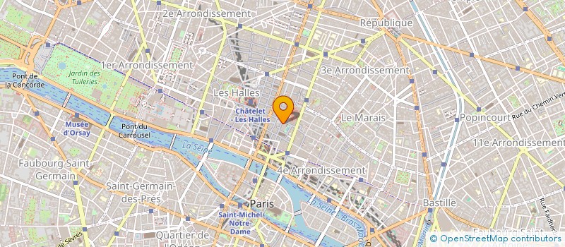 localisation de l'entreprise LE CERCLE DES MEERKATS à PARIS