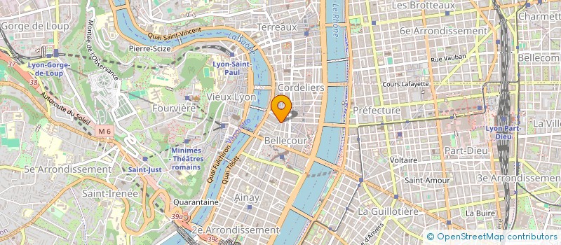 localisation de l'entreprise LE CERCLE DES METIERS à LYON