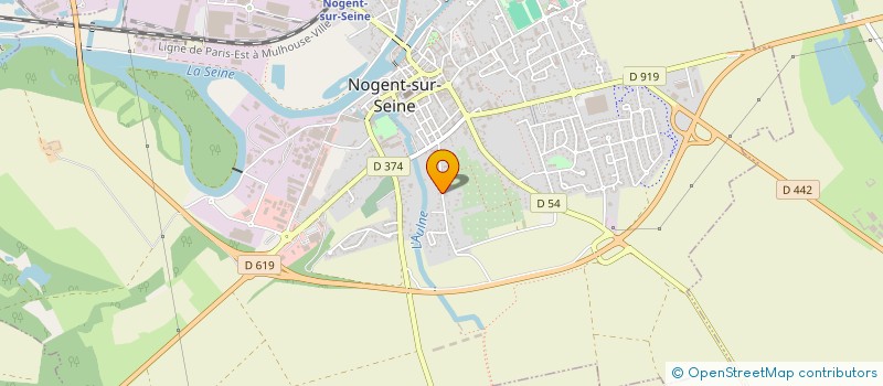 localisation de l'entreprise LE CERCLE DES MOUSQUETAIRES NOGENTAIS à NOGENT-SUR-SEINE