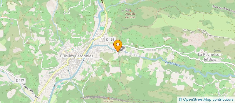 localisation de l'entreprise LE CERCLE DES NUAGES  BUIS-LES-BARONNIES