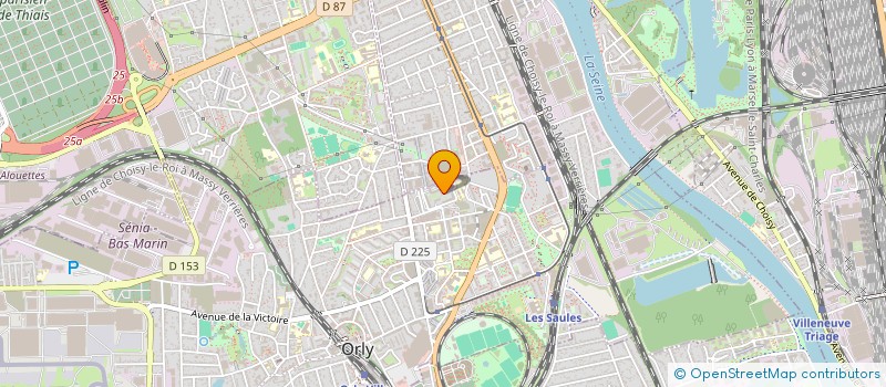 localisation de l'entreprise LE CERCLE DES PEINTRES RETROUVES à ORLY