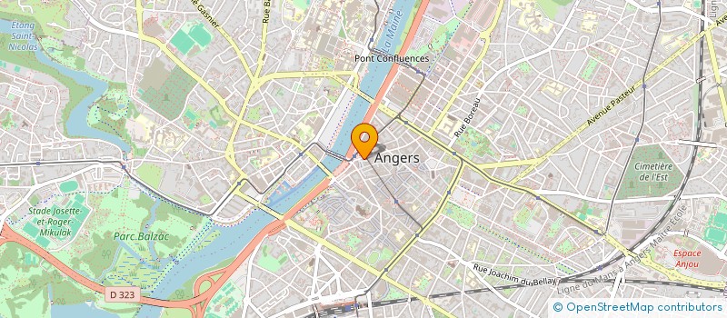 localisation de l'entreprise LE CERCLE DES QUILLES à ANGERS