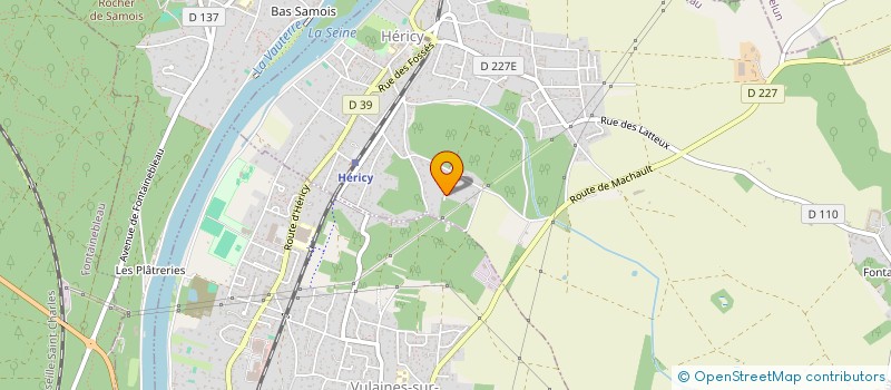 localisation de l'entreprise LE CERCLE DES VENTS  HERICY