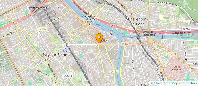 localisation de l'entreprise LE CERCLE DRIVER  IVRY-SUR-SEINE