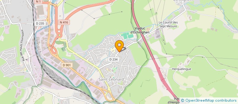 localisation de l'entreprise LE CERCLE DU 4 à SAINT-LEONARD