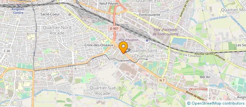 localisation de l'entreprise LE CERCLE DU FLE à AVIGNON