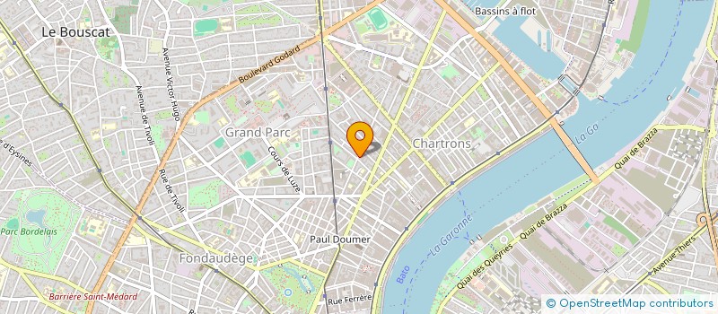 localisation de l'entreprise LE CERCLE DU JARDIN PUBLIC  BORDEAUX