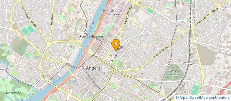 localisation de l'entreprise LE CERCLE DU JEU à ANGERS