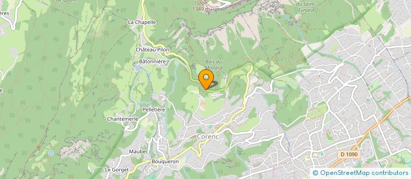 localisation de l'entreprise LE CERCLE DU MANOIR  SAINT-ISMIER