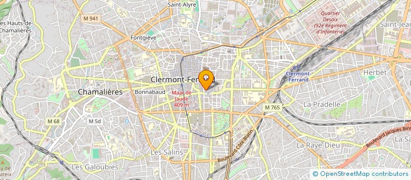 localisation de l'entreprise LE CERCLE DU PANACHE  CLERMONT-FERRAND