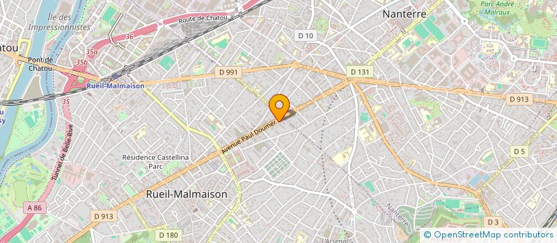 localisation de l'entreprise LE CERCLE DU PASSAGE  RUEIL-MALMAISON