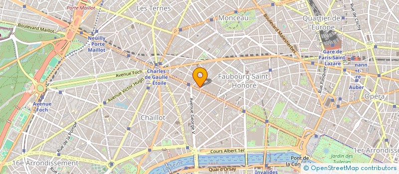 localisation de l'entreprise LE CERCLE DU ROND POINT à PARIS