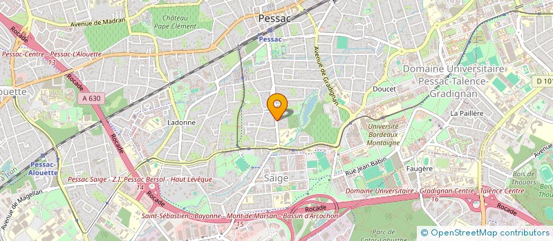 localisation de l'entreprise LE CERCLE DU WANDERLUST à PESSAC