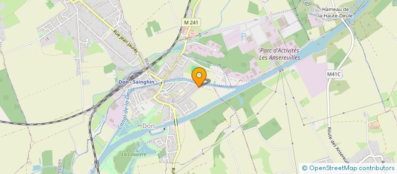 localisation de l'entreprise LE CERCLE HISTORIQUE DE DON à DON