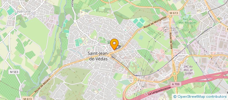 localisation de l'entreprise LE CERCLE IMMOBILIER  SAINT-JEAN-DE-VEDAS