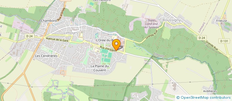 localisation de l'entreprise LE CERCLE LYRIQUE DE LIMOURS à LIMOURS