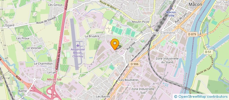 localisation de l'entreprise LE CERCLE SUPERMARCHE à MACON