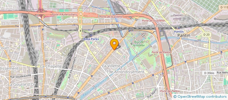 localisation de l'entreprise LE CERCLE VERTUEUX  PARIS