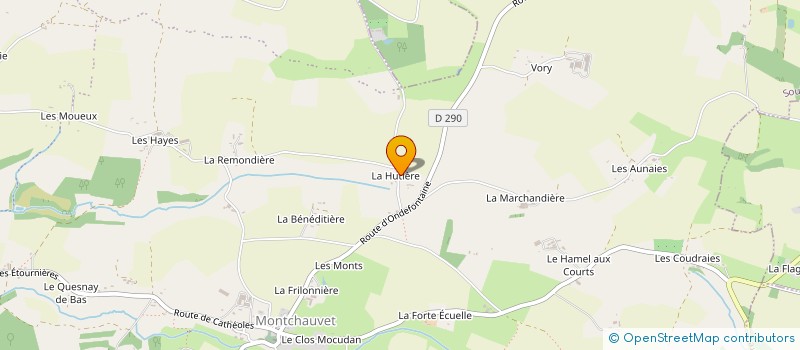 localisation de l'entreprise LE CERCLE WICCA DU JARDIN DES DRUIDES  SOULEUVRE EN BOCAGE