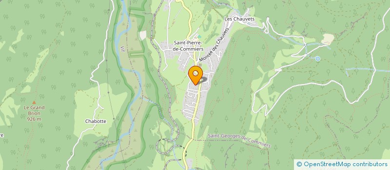 localisation de l'entreprise LE CERF  SAINT-GEORGES-DE-COMMIERS