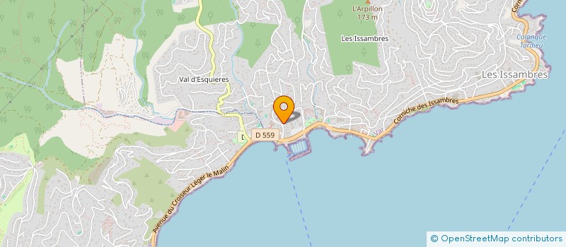 localisation de l'entreprise LE CERF  ROQUEBRUNE-SUR-ARGENS