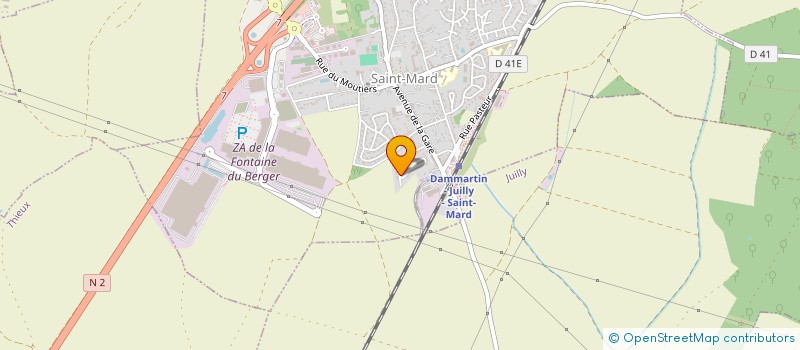 localisation de l'entreprise LE CERF  SAINT-MARD