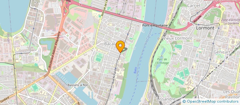 localisation de l'entreprise LE CERISIER à BORDEAUX