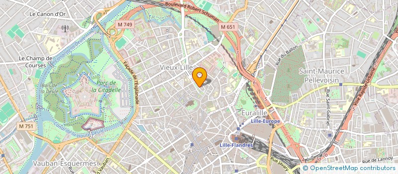 localisation de l'entreprise LE CERISIER à LILLE