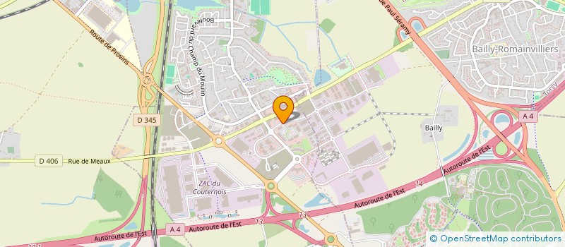 localisation de l'entreprise LE CERISIER  SERRIS