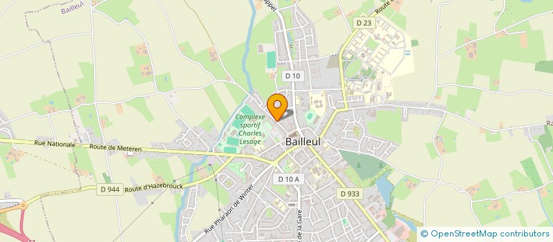 localisation de l'entreprise LE CERISIER à BAILLEUL
