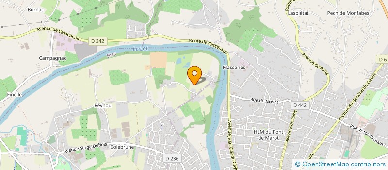 localisation de l'entreprise LE CERISIER DU VAL  BIAS